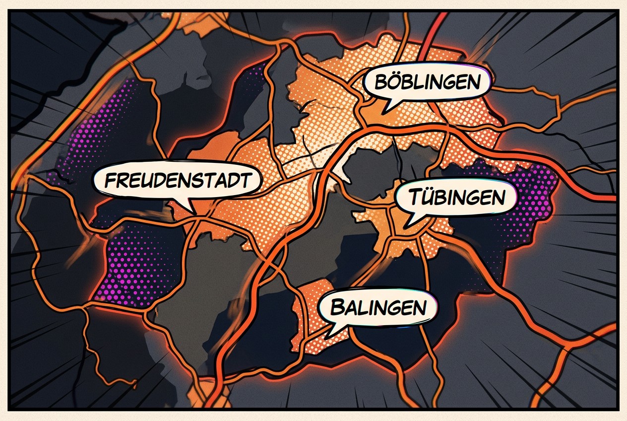 Einzugsgebiet Karte